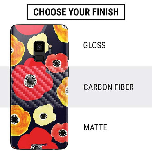 Bouffants and Broken Hearts Anemone Flower Galaxy S9 Skin